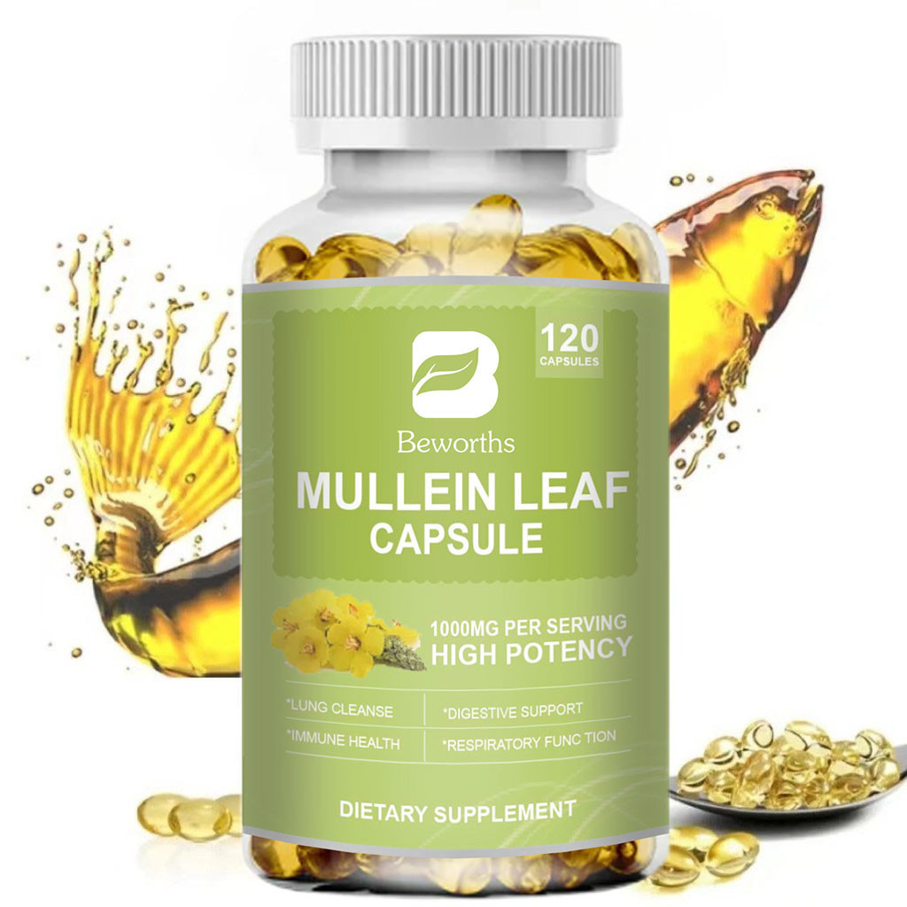 Jual Beworths Mullein Leaf Capsules Mg For Lung Cleanse Support