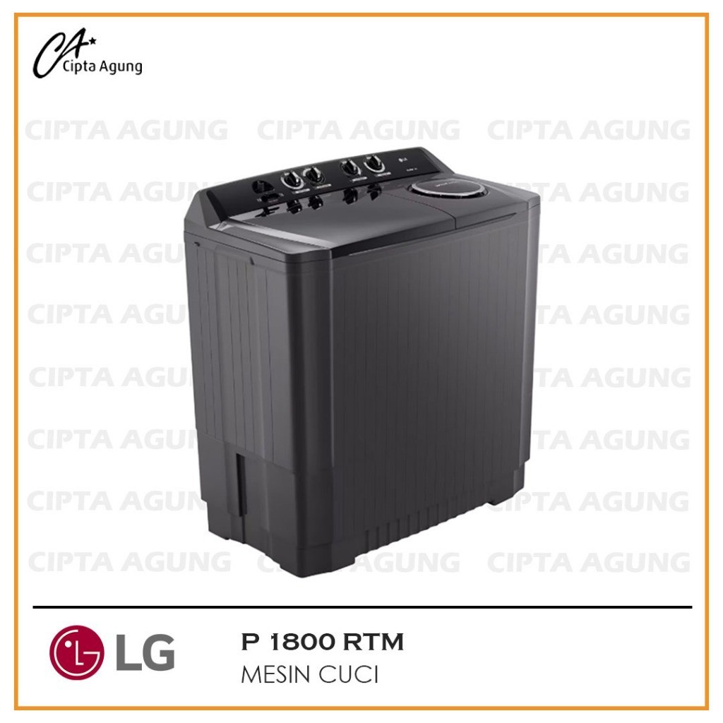 Jual LG MESIN CUCI 2 TABUNG 18 KG P 1800RTM P 1800 RTM Shopee Indonesia