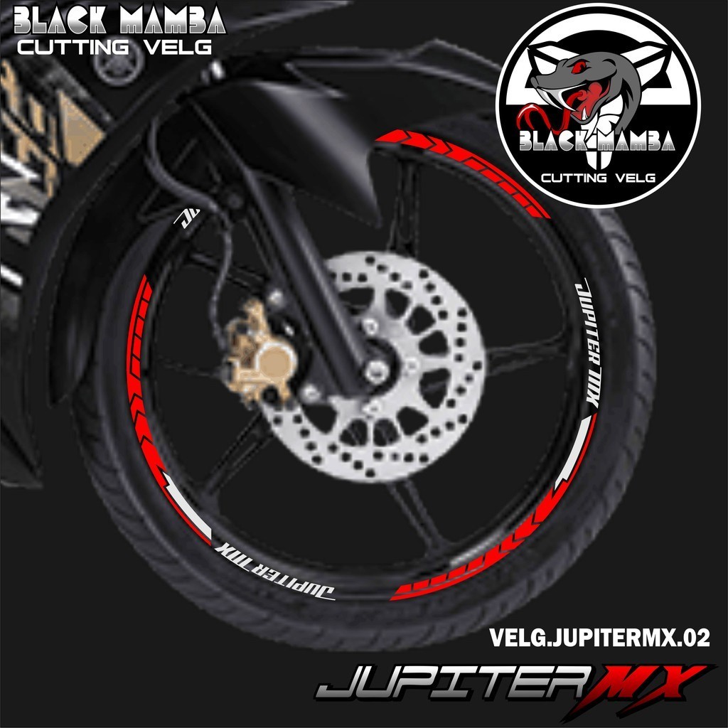 Jual COD CUTTING STICKER VELG JUPITER MX STIKER LIS LIST VARIASI