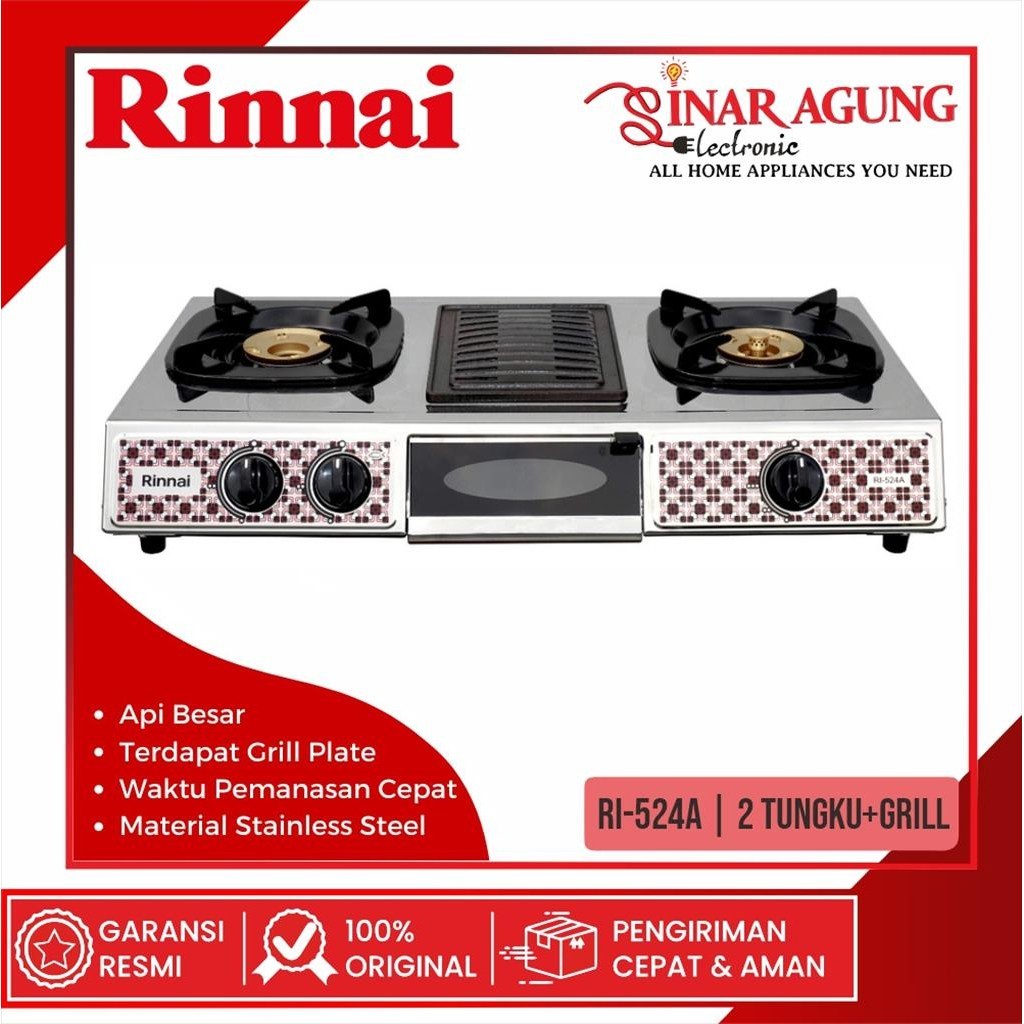 Jual Rinnai Ri A Ri A Kompor Gas Grill Pemanggang Api Lilin