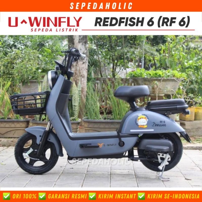 Jual BIG SALE Sepeda Listrik UWINFLY REDFISH 6 RF 6 RF6 Ion Five