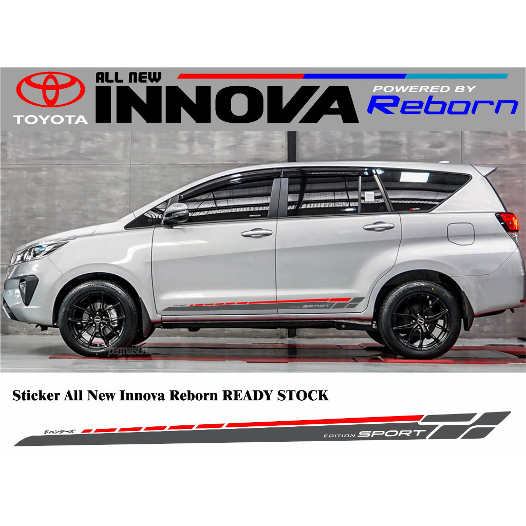 Jual Sticker Toyota All New Innova Reborn Terbaru Sticker Aksesoris