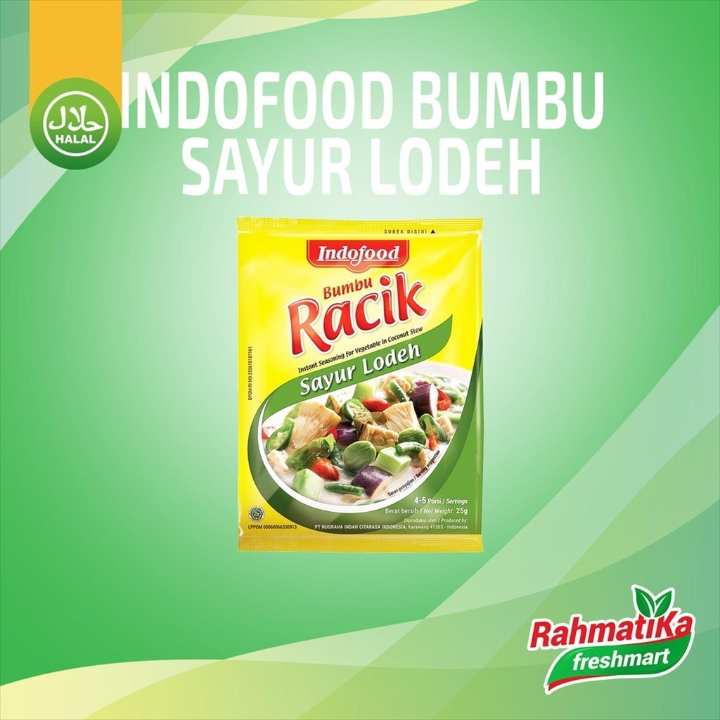 Jual Bumbu Racik Sayur Lodeh Indofood Gram Shopee Indonesia