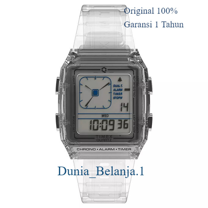 Jual Original 100 TIMEX TW2W45200 Jam Tangan Unisex Digital Q LCA