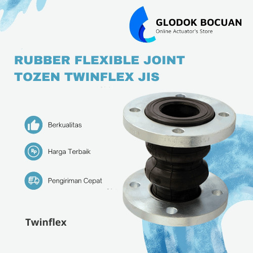 Jual Rubber Flexible Joint Tozen Twinflex Type Jis K Size Inch