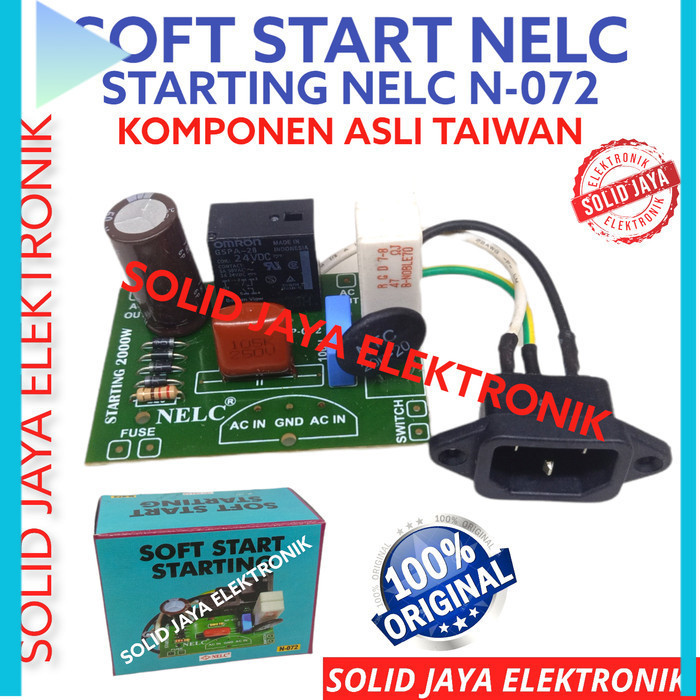 Jual SOFT START NELC STARTING SOFTSTART RELAY RESISTOR ASLI ORIGINAL N