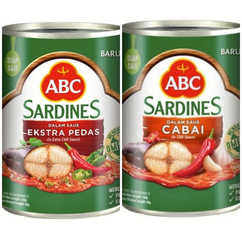 Jual SARDEN ABC 155 GR SARDINES 155g Shopee Indonesia