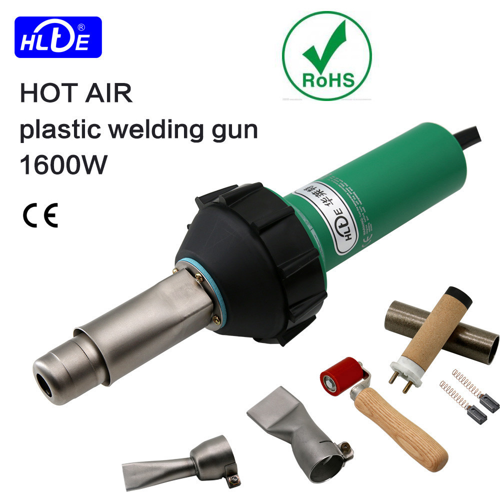 Jual 220V 110V 1600W Plastic Welding Gun Hot Air Blower Heat Torch Weld