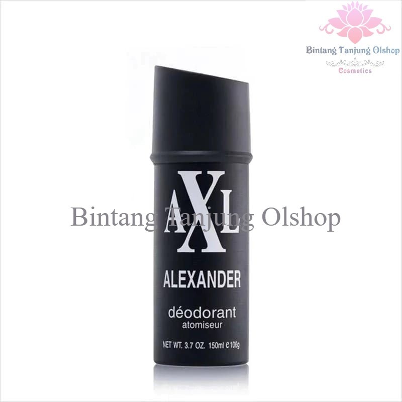 Jual AXL Alexander Deodorant Atomiseur 150ml Original Shopee Indonesia