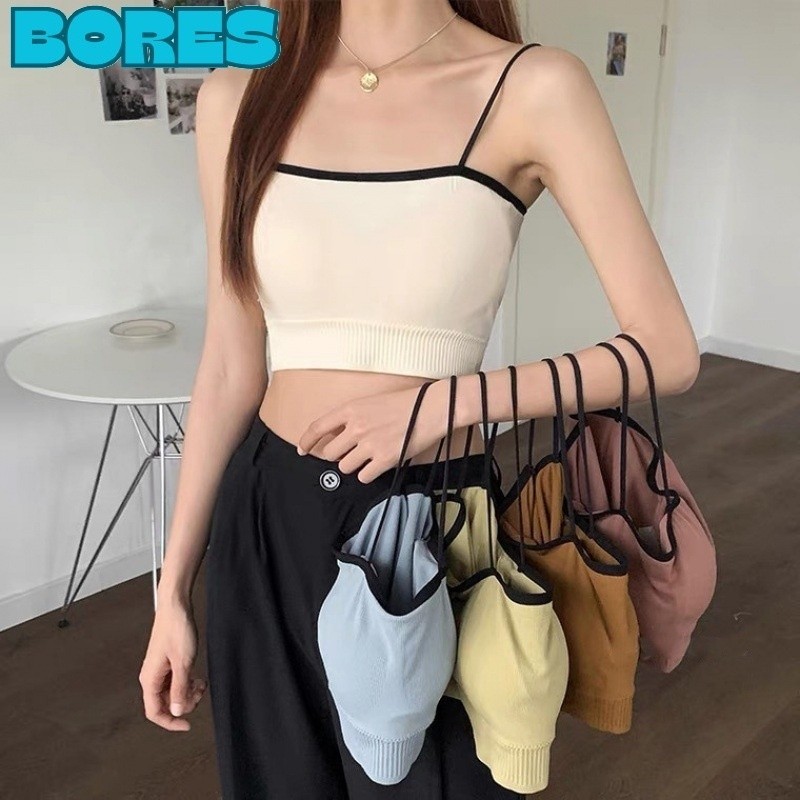 Jual Bores Tanktop Bra Wanita Tanpa Kawat Bra Fashion Wanita Sexy