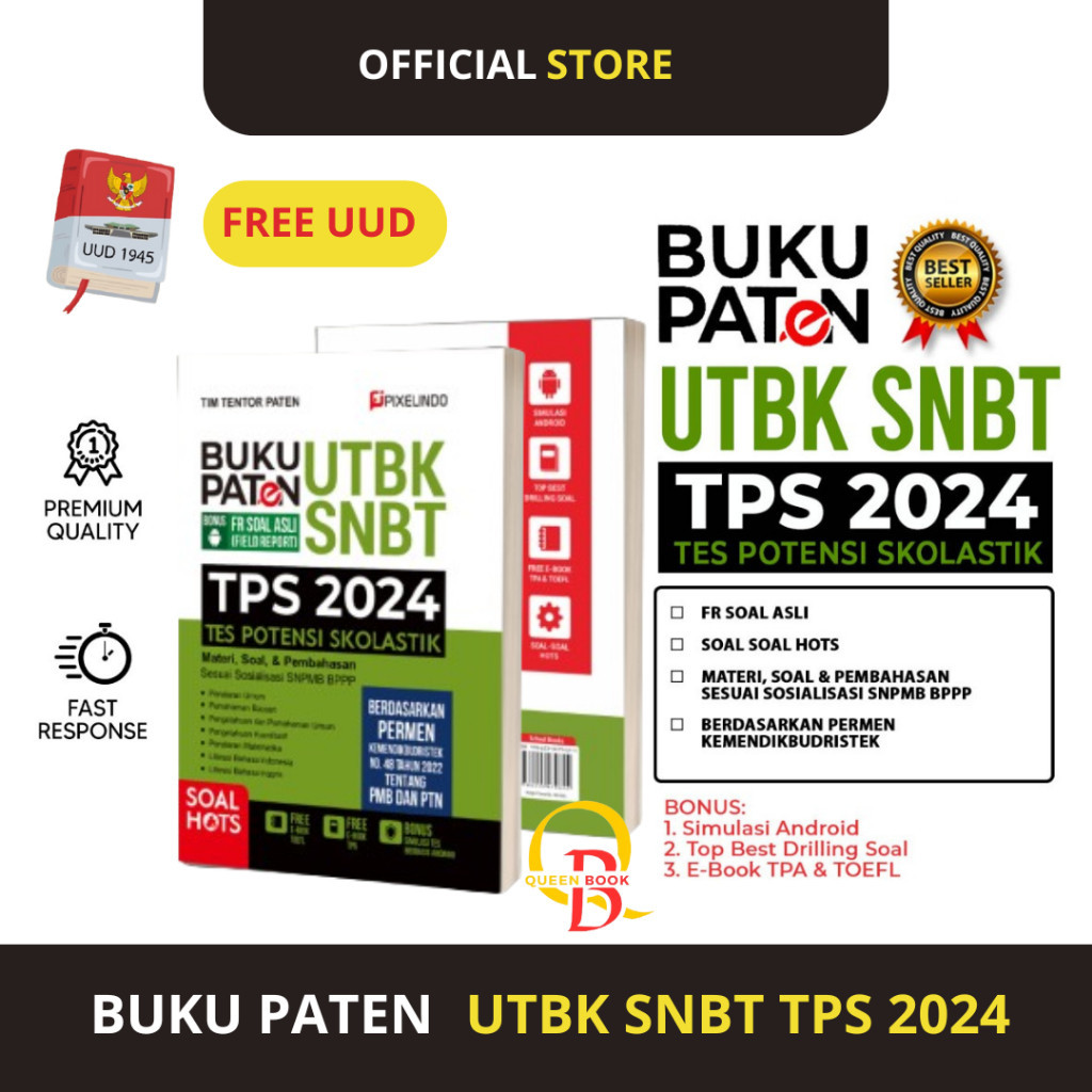 Jual Buku Paten Snbt Buku Paten Utbk Snbt Tps Lengkap