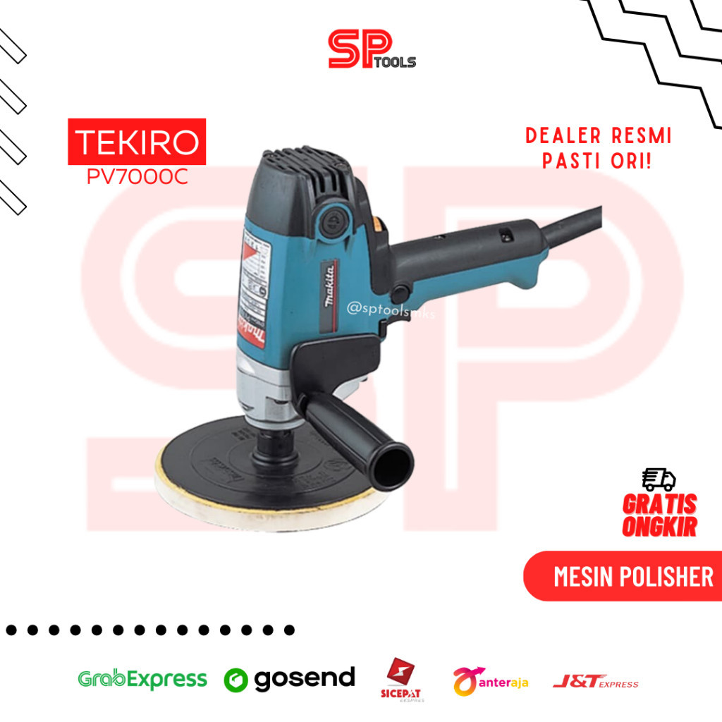 Jual Mesin Poles Polisher Polish Mobil Varial Inch Makita Pv C