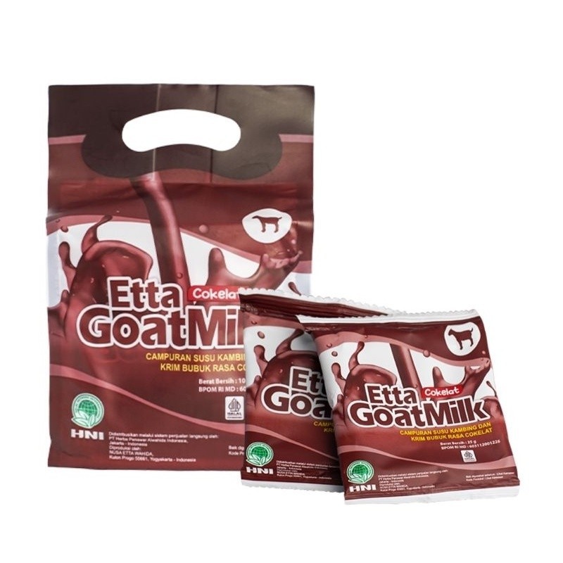 Jual ETTA GOAT MILK COKELAT HNI HPAI Susu Kambing Ettawa Bubuk