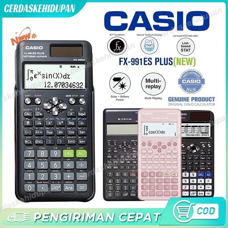 Jual Kalkulator Scientific Casio Ilmiah Fx Ex Es Plus Calculator