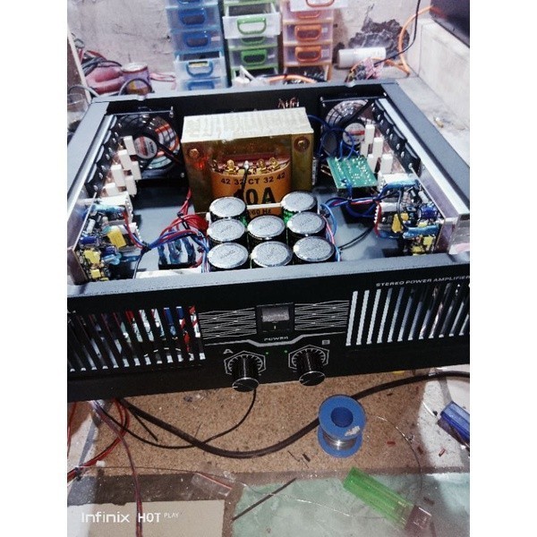 Jual Power Amplifier Rakitan Amper Besar Ct Shopee Indonesia