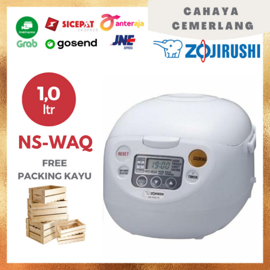 Jual RICE COOKER ZOJIRUSHI NS WAQ10 WD 1 Liter 5 5 Cups Shopee