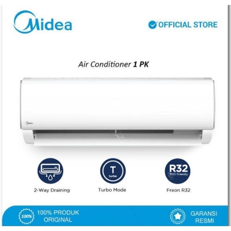 Jual AC MIDEA 1 PK MSFC 09CRN1 Shopee Indonesia