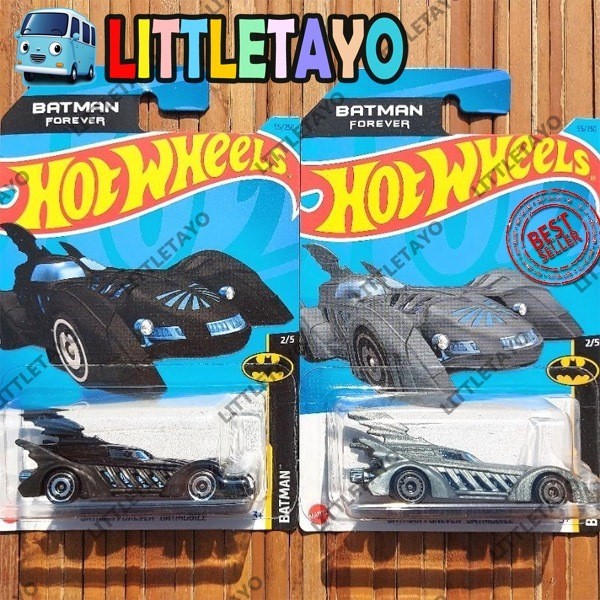 Jual HOTWHEELS BATMAN FOREVER BATMOBILE 2023 HITAM ABU 2024 TRESURE