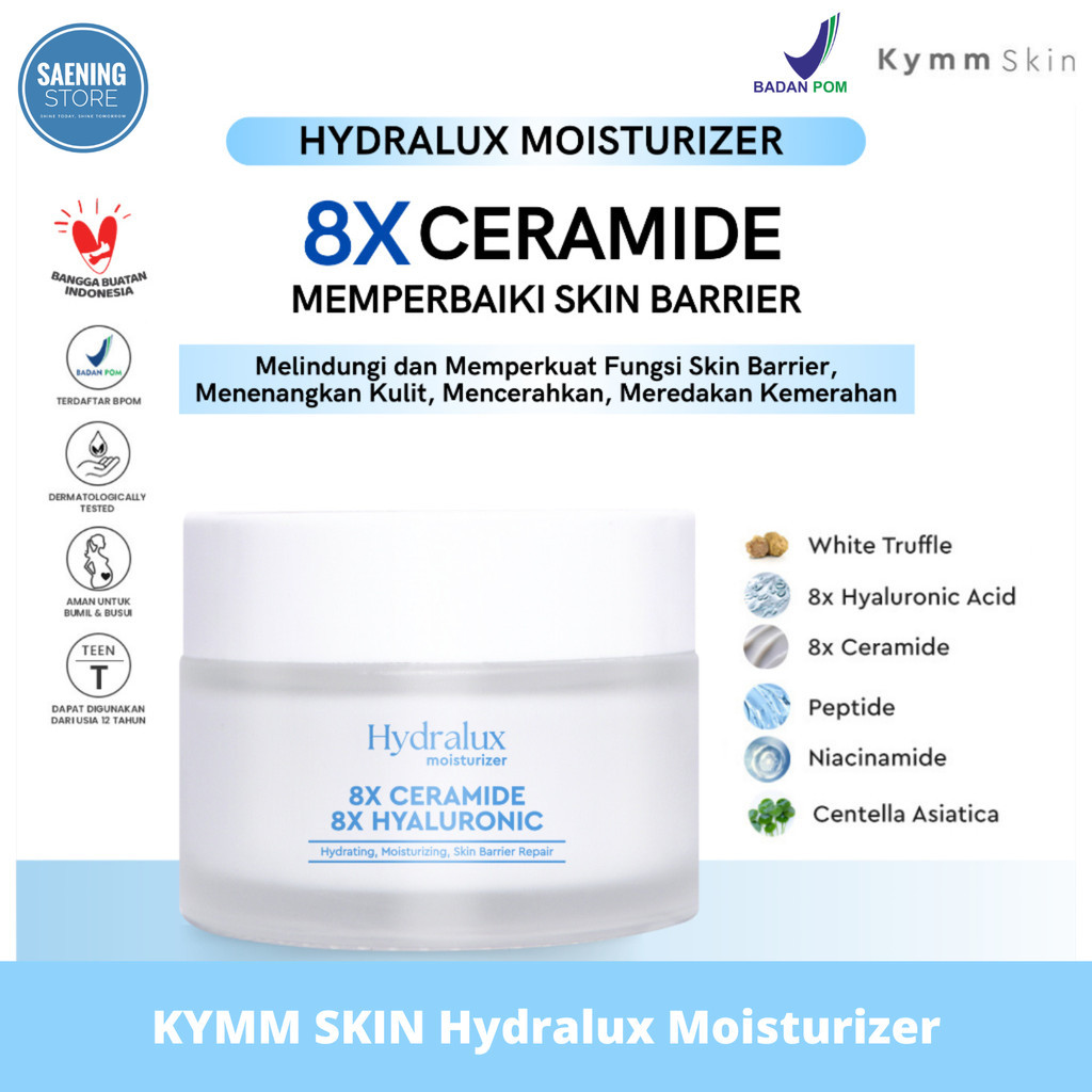 Jual KYMM SKIN Hydralux Moisturizer 8X Ceramide 8X Hyaluronic