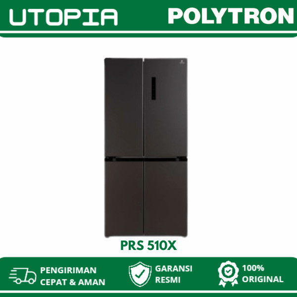 Jual Promosi Polytron Prs X Kulkas New Belleza Inverter Pintu Side