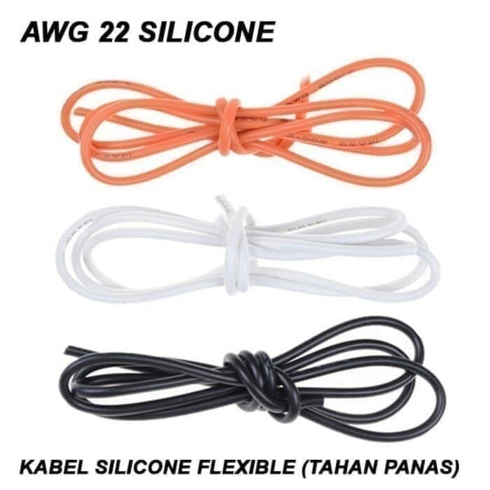 Jual Kabel Silicone Flexible Tahan Panas Awg Ecer Meter