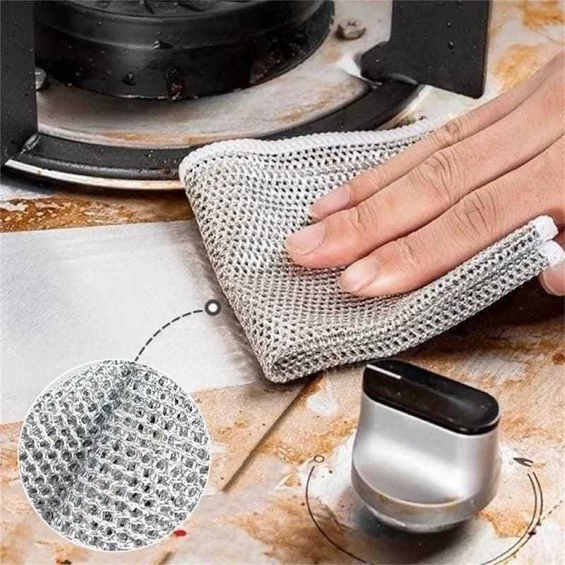 Jual Al Kain Lap Dapur Bahan Kawat Bentuk Petak Sikat Cuci Piring