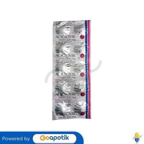 Jual Acyclovir Novell 200 Mg Strip 10 Tablet Shopee Indonesia