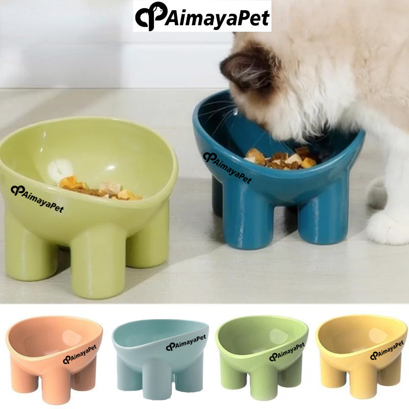 Jual Aimayapet Pet Feeder Bowl Tempat Makan Kucing Tinggi Tempat