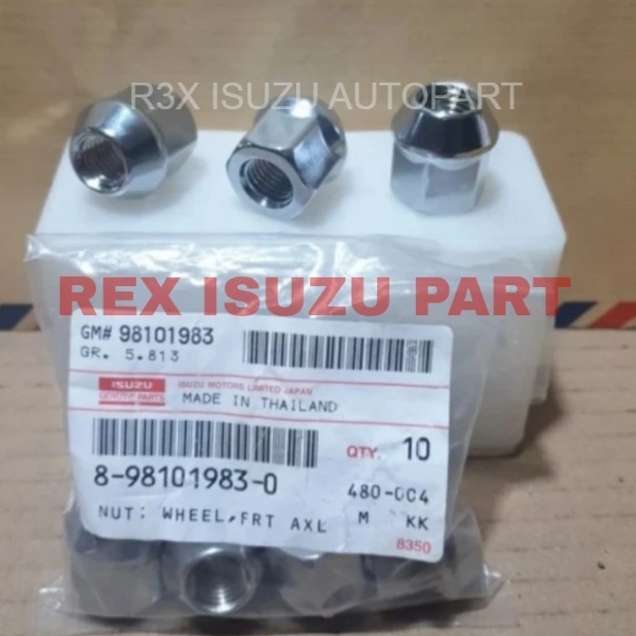 Jual Mur Nut Baut Roda Isuzu Traga Dmax Mux Original Pcs Shopee