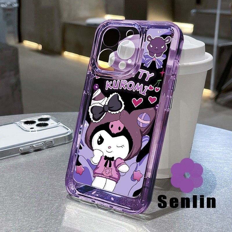 Jual Sanrio Kurome Cewek Casing Ponsel Transparan Case For OPPO A3S A9