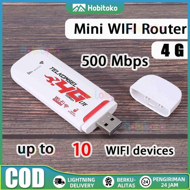 Jual CODModem WIFI USB 500Mbps 4g LTE Wi Fi Portabel All Operator LTE