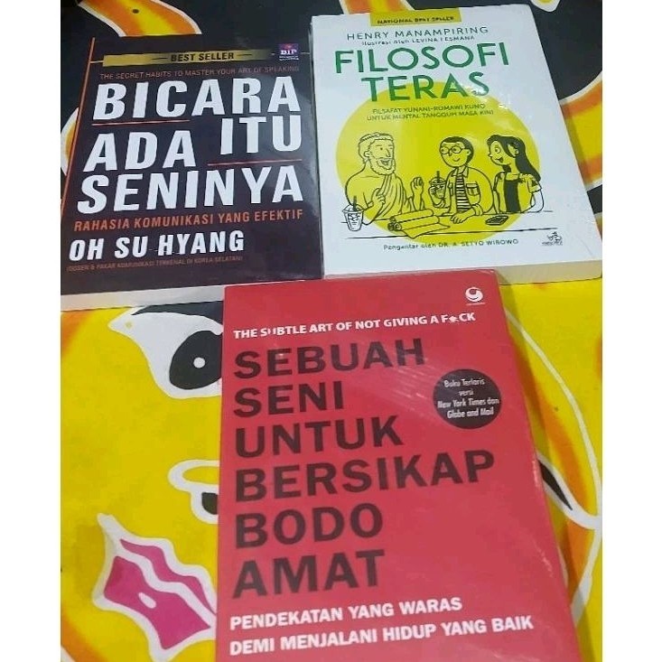 Jual Paket Buku Filosofi Teras Sebuah Seni Untuk Bersikap Bodo Amat