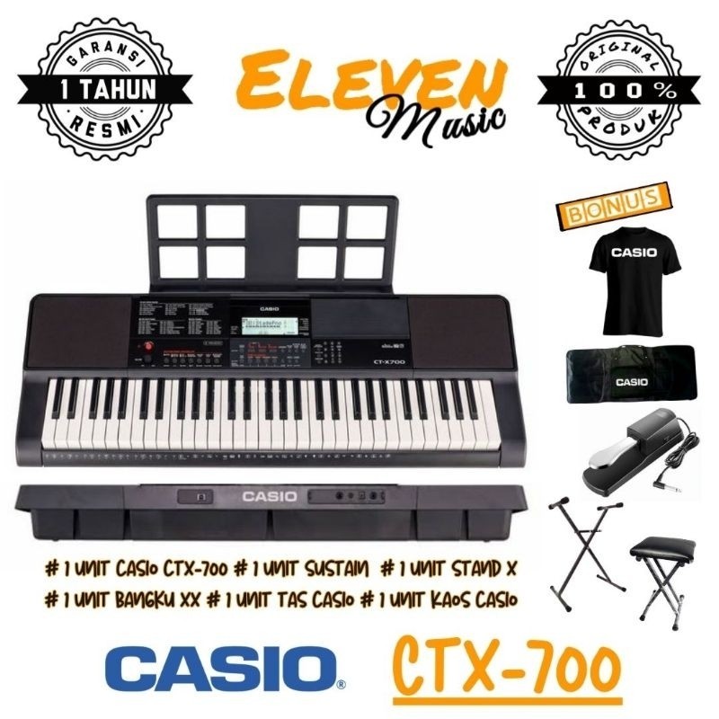 Jual Casio Ctx Ct X Ctx Paket Keyboard Shopee Indonesia