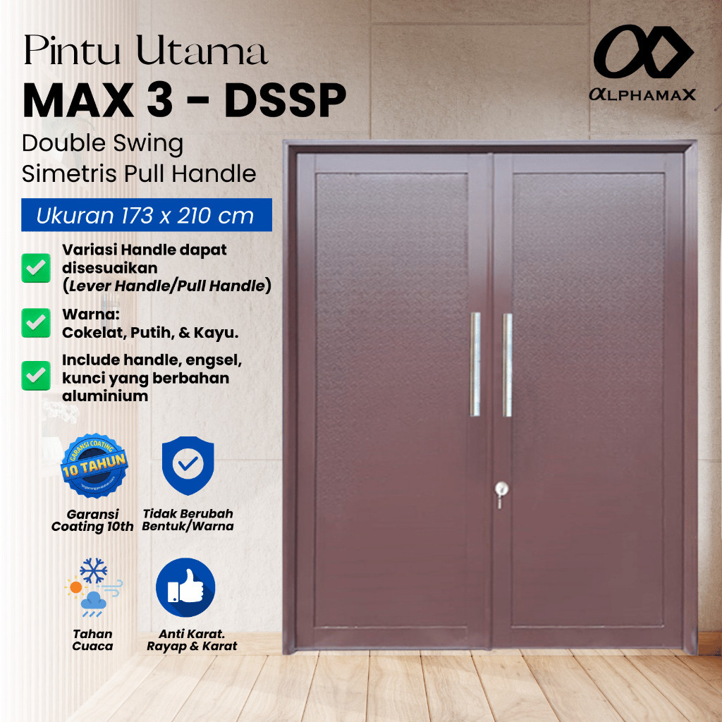 Jual Flash Sale Alphamax Max Dssp Pintu Rumah Pintu Depan Pintu Utama