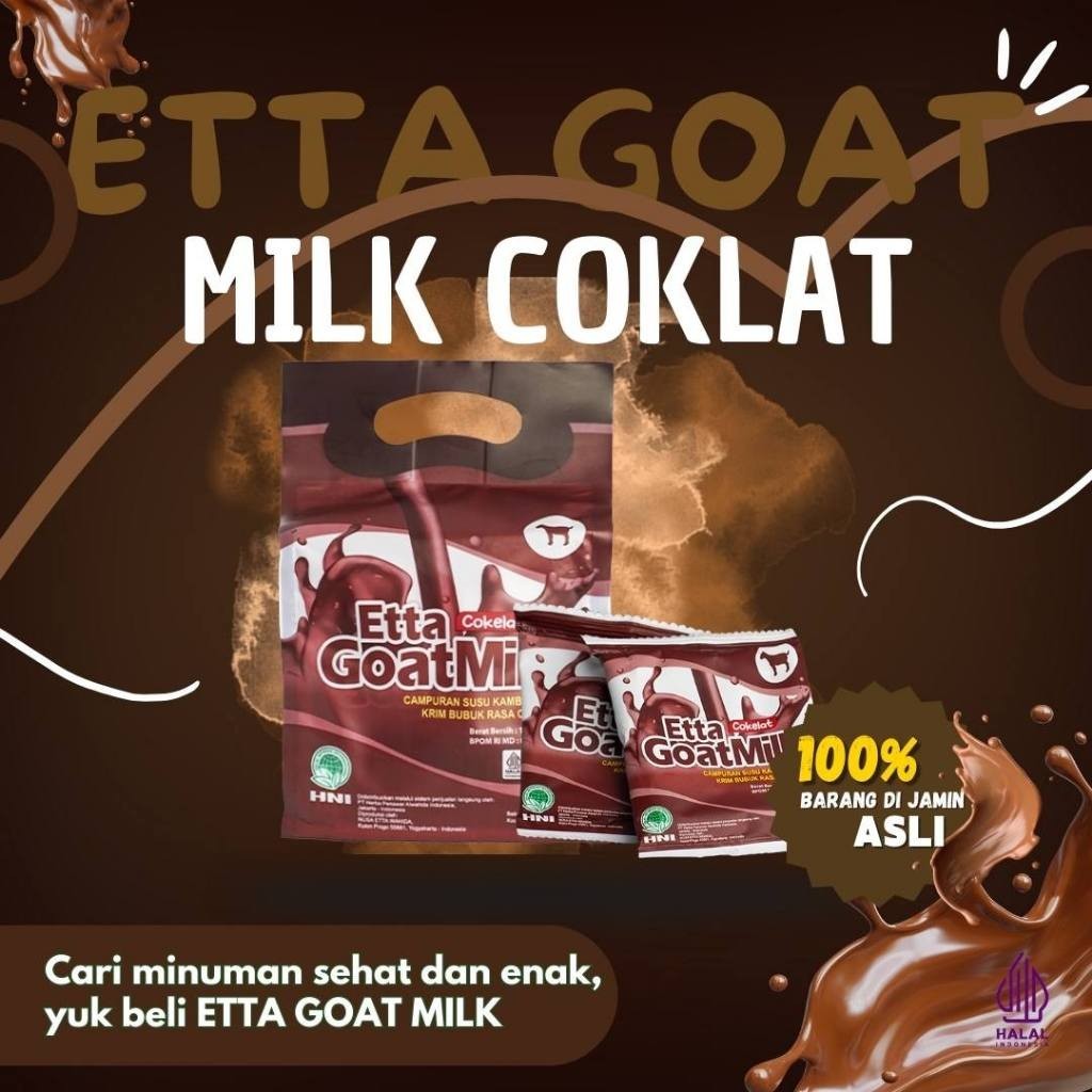 Jual Etta Goat Milk Cokelat Sachet Egm Cokelat Egm Rasa Coklat