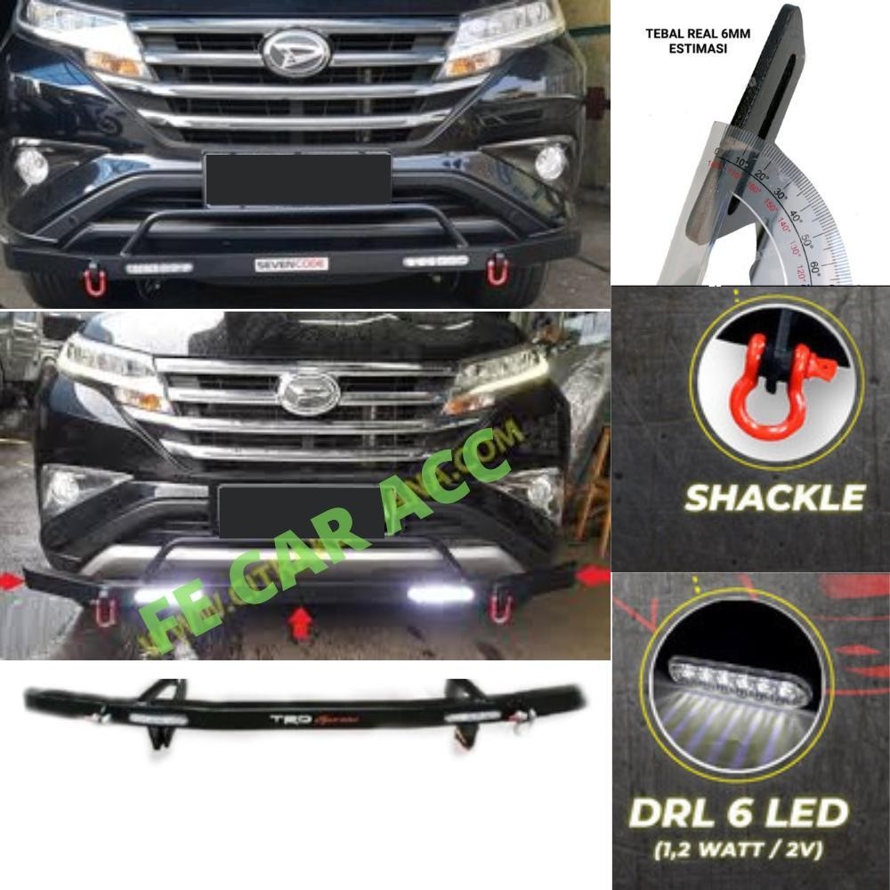 Jual PAKET TANDUK TOWING DEPAN BELAKANG MODEL ARB BEMPER BESI Shopee