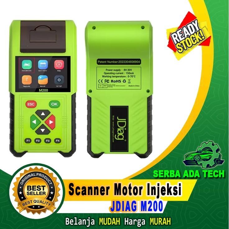 Jual NEW SCANNER DETEKSI KERUSAKAN MOTOR JDiag M200 UNTUK SEMUA MOTOR