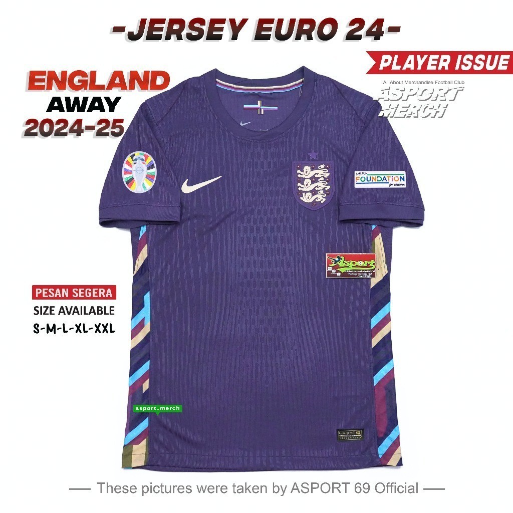 Jual JERSEY ENGLAND AWAY 2024 TERBARU PLAYER ISSUE JERSEY BOLA INGGRIS