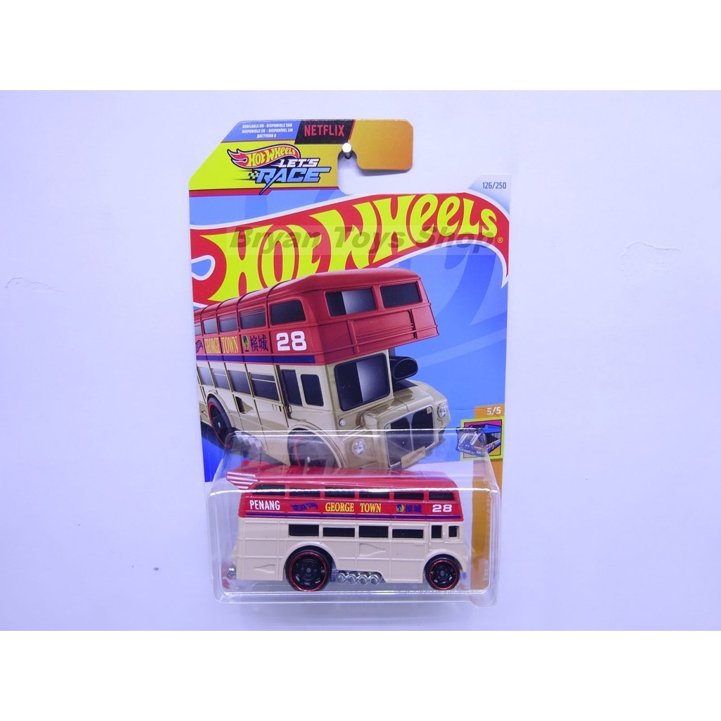 Jual Hot Wheels Trouble Decker Merah Coklat George Town Shopee Indonesia