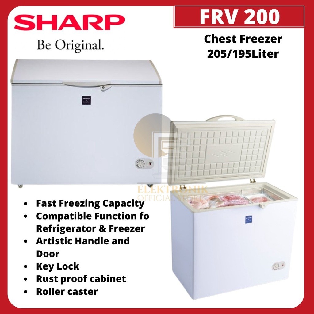 Jual Sharp Chest Freezer Frv Box Chiller Shopee Indonesia