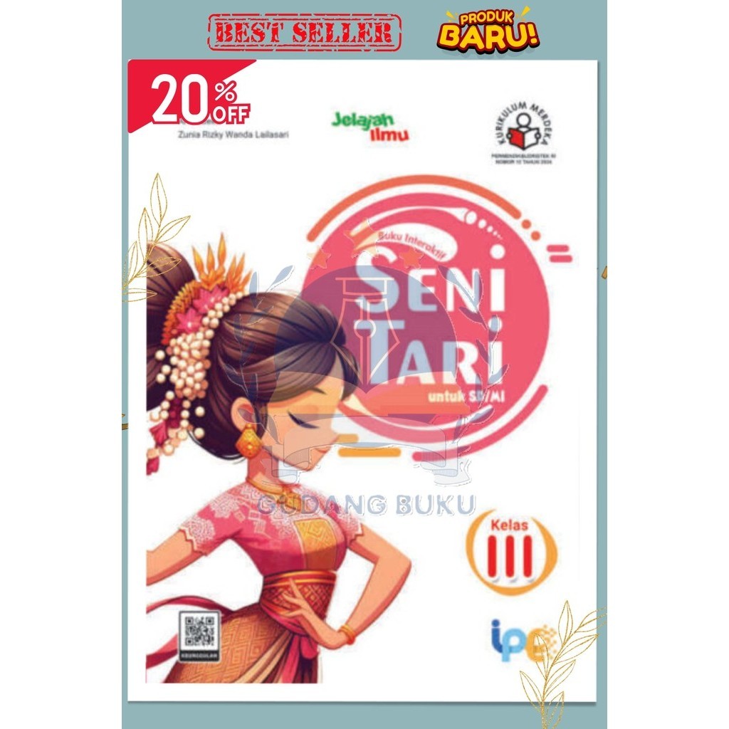 Jual Buku Paket Interaktif Seni Tari Kelas 3 III SD MI Kurikulum