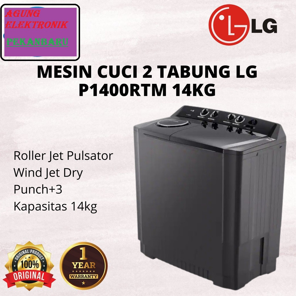 Jual Lg P Rtm Mesin Cuci Tabung Kg Twin Tub Dua Tabung