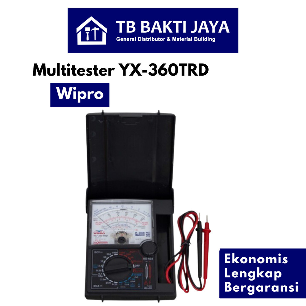 Jual Wipro Multitester Analog Yx Trd Pengukur Arus Listrik Muti