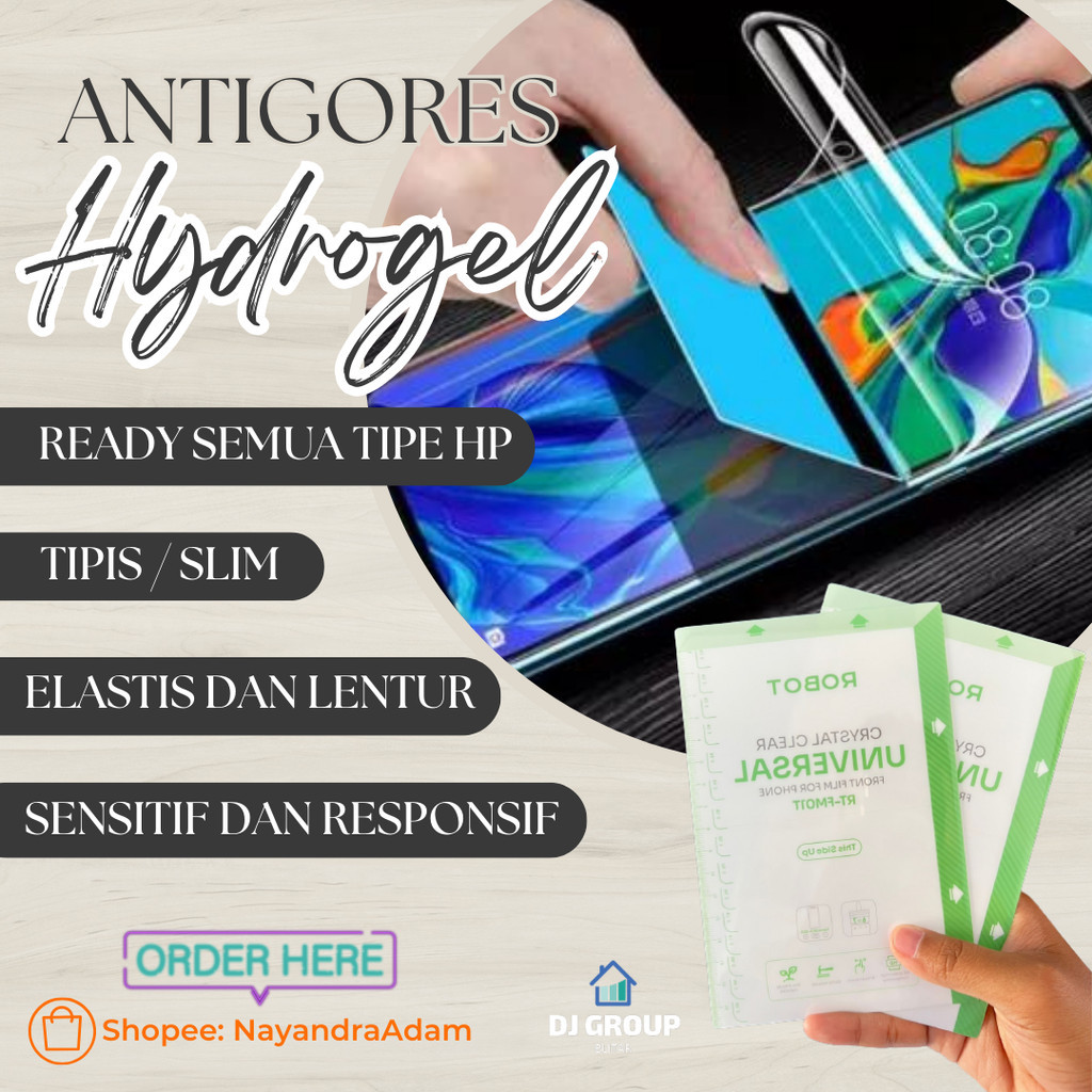 Jual Anti Gores Robot Hydrogel Iphone Xs X Xr