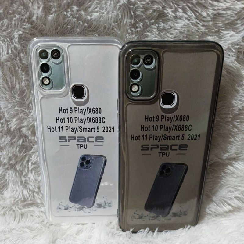 Jual Softcase Infinix Hot 10 Play Hot 11 Play Case Bening Hitam Space