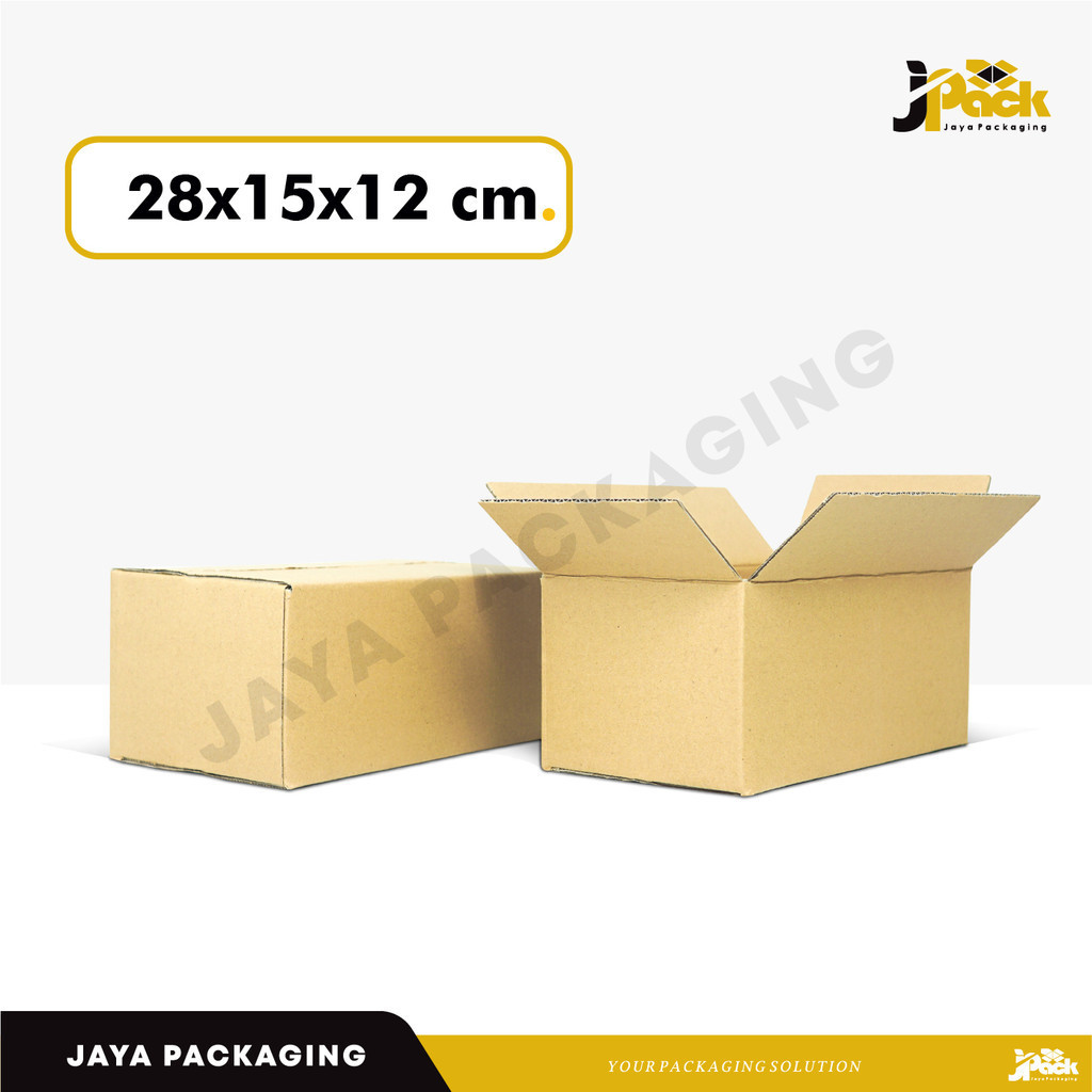 Jual Box 28x15x12 Cm WLY Box Kardus Karton Polos Hampers Box Normal