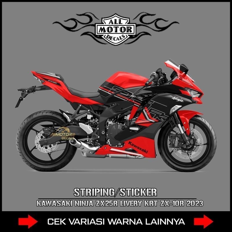 Jual Striping Zx25R Motif Desain Krt Decal Ninja Zx25r Livery Krt