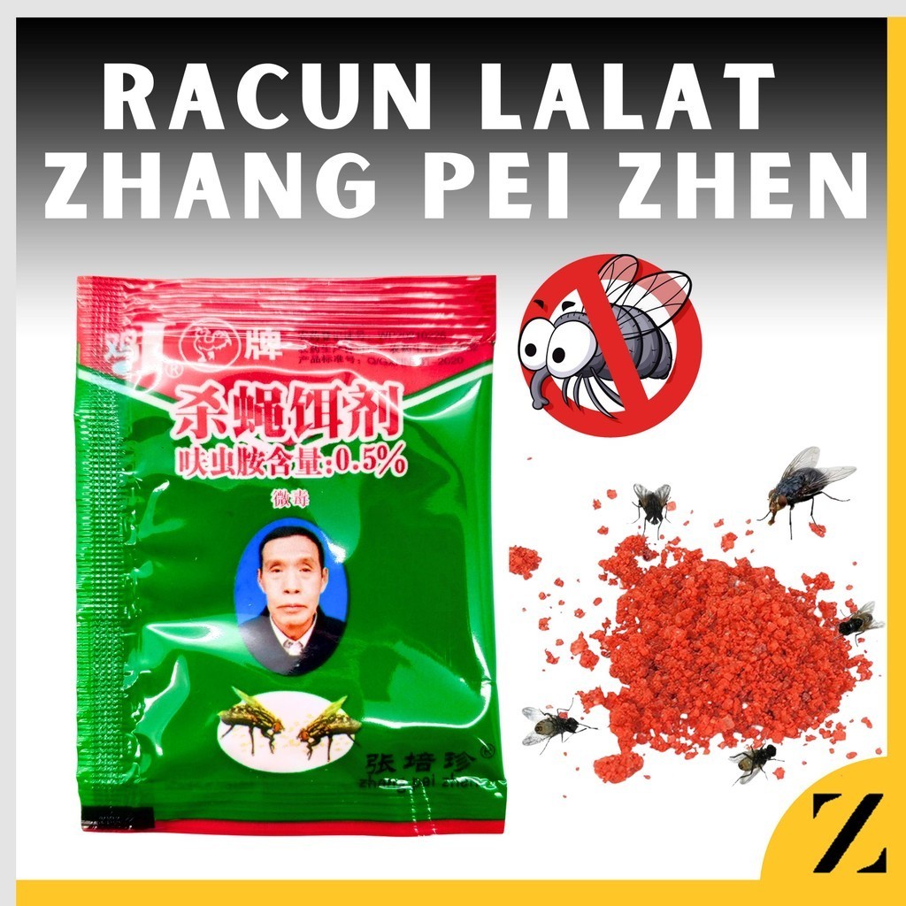 Jual Racun Basmi Lalat Zhang Pei Zhen Obat Umpan Serbuk Usir Anti Laler