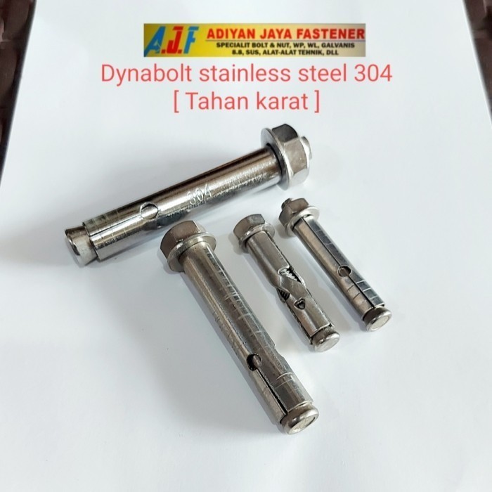 Jual DYNABOLT ANCHOR BOLT 10X50 SS 304 Shopee Indonesia