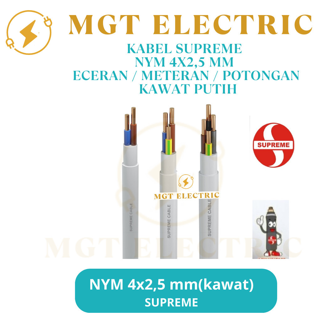 Jual Kabel Supreme Nym X Mm Nym X Mm Eceran Meteran